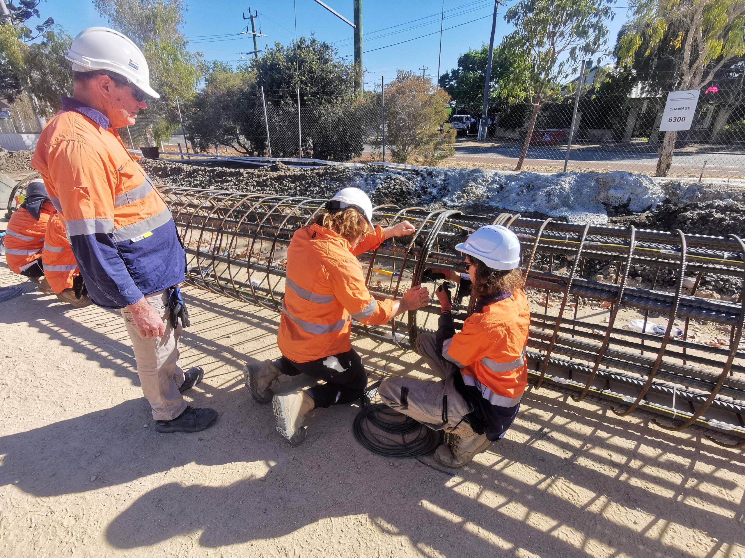 CMR Tech engineers on site